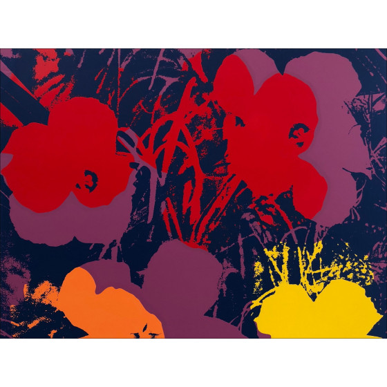 Andy Warhol - Domenica Flower 66, serigrafia