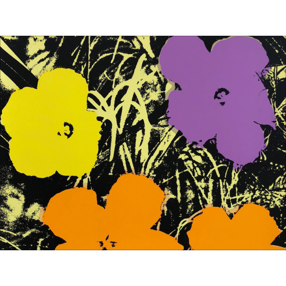 Andy Warhol - Sunday Flower 67, Silkscreen