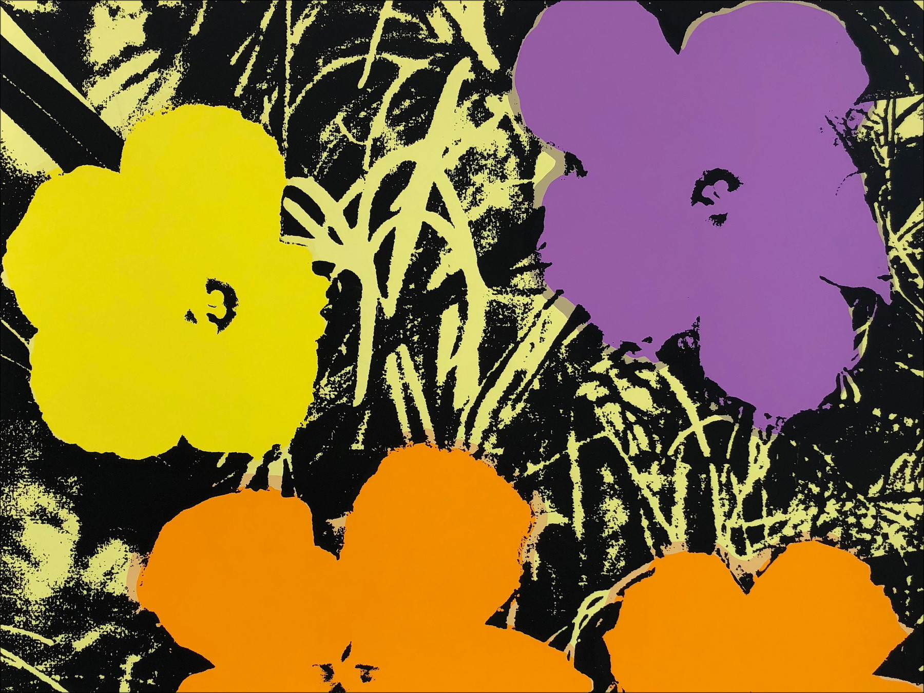 Andy Warhol – Sunday Flower 67, sérigraphie