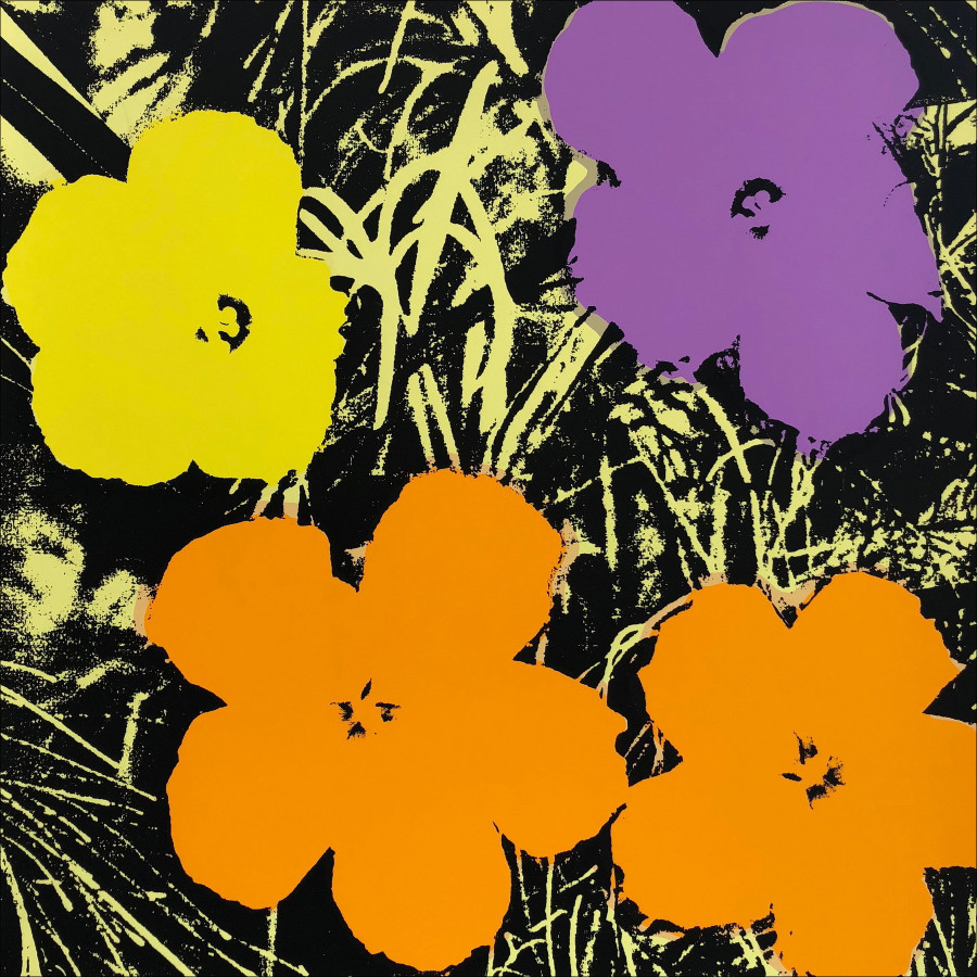Andy Warhol - Sunday Flower 67, Silkscreen