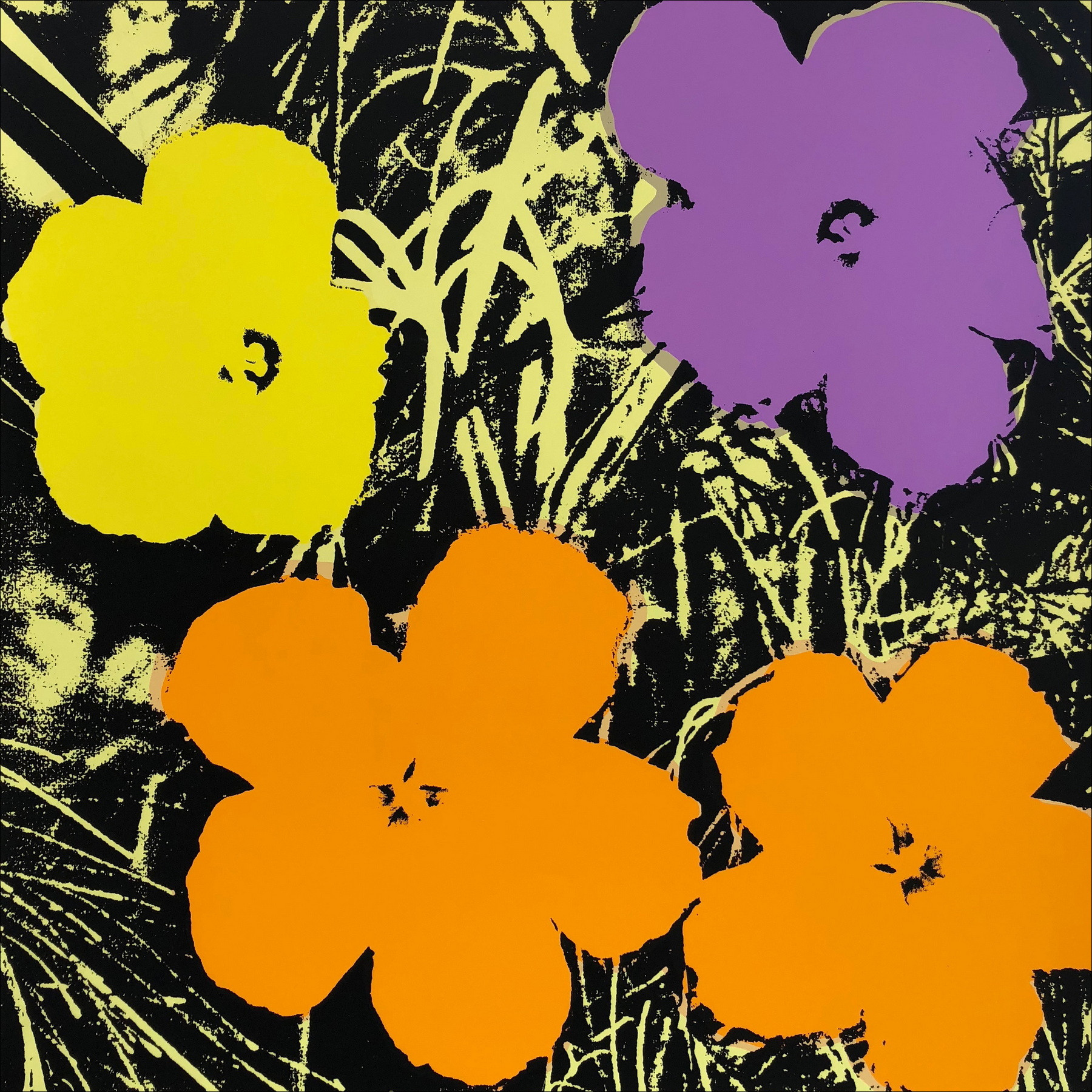 Andy Warhol – Sunday Flower 67, sérigraphie