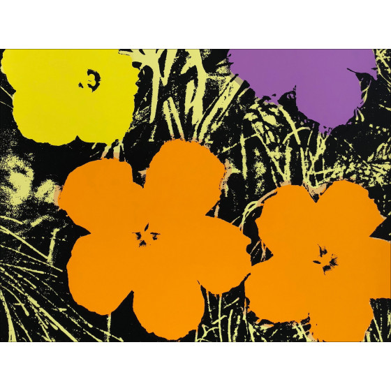 Andy Warhol - Sunday Flower 67, Silkscreen