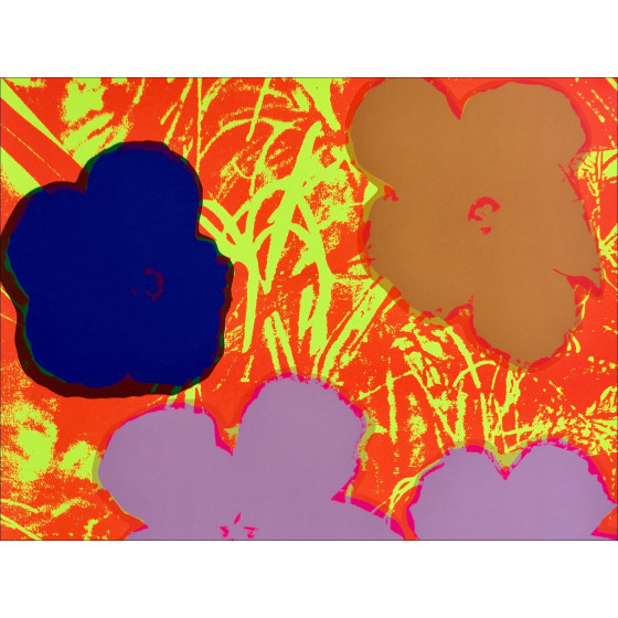 Andy Warhol - Sunday Flower 69, Silkscreen