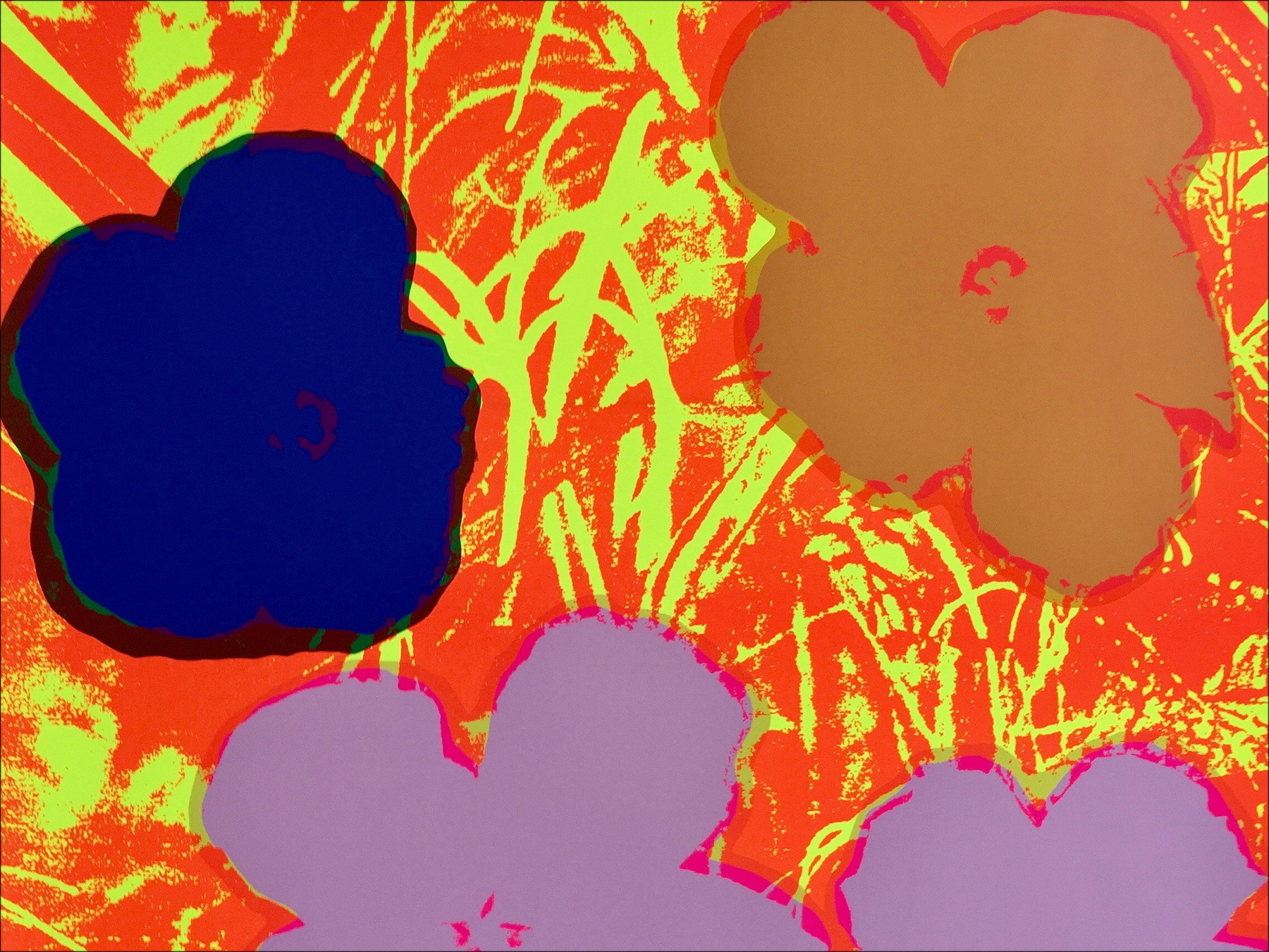 Andy Warhol - Flor del domingo 69, serigrafía