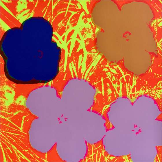 Andy Warhol - Sunday Flower 69, Silkscreen