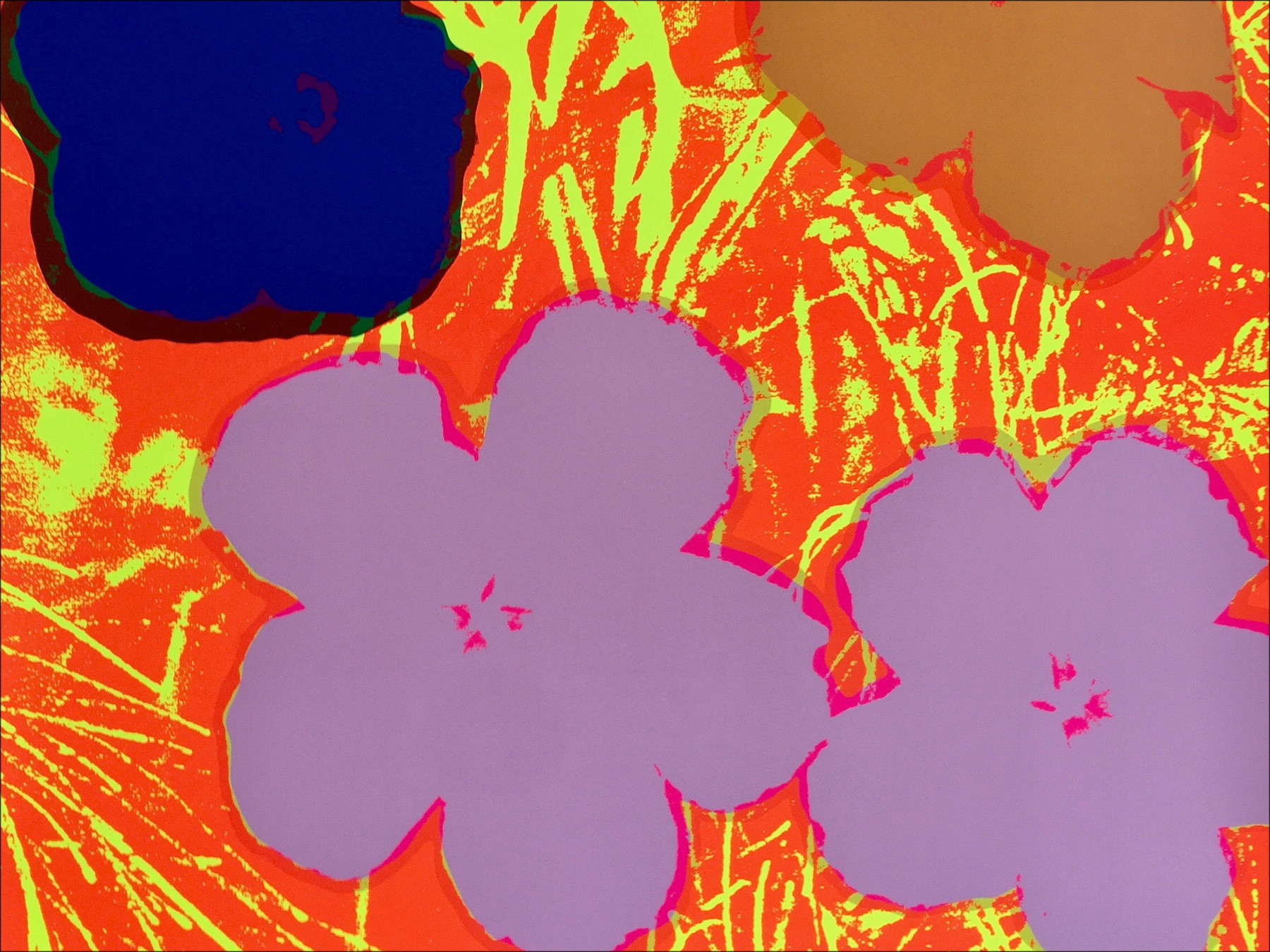 Andy Warhol – Sunday Flower 69, sérigraphie
