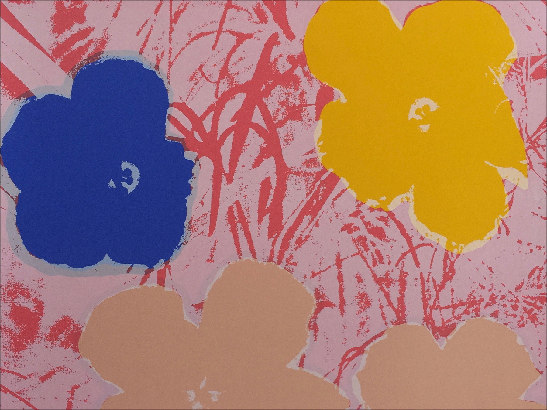 Andy Warhol - Silkscreen - Sunday Flower 70