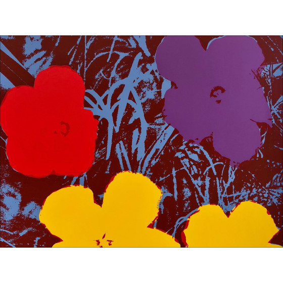 Andy Warhol - Silkscreen - Sunday Flower 71