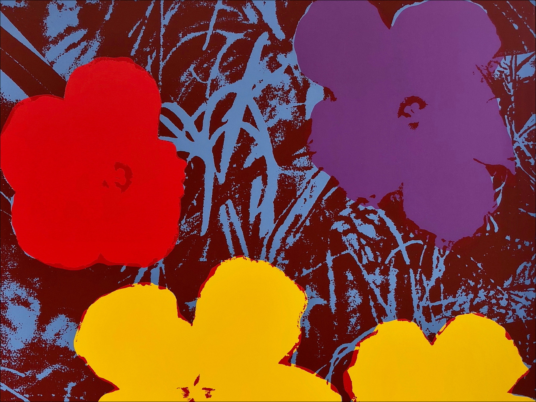 Andy Warhol - serigrafia - Domenica Flower 71