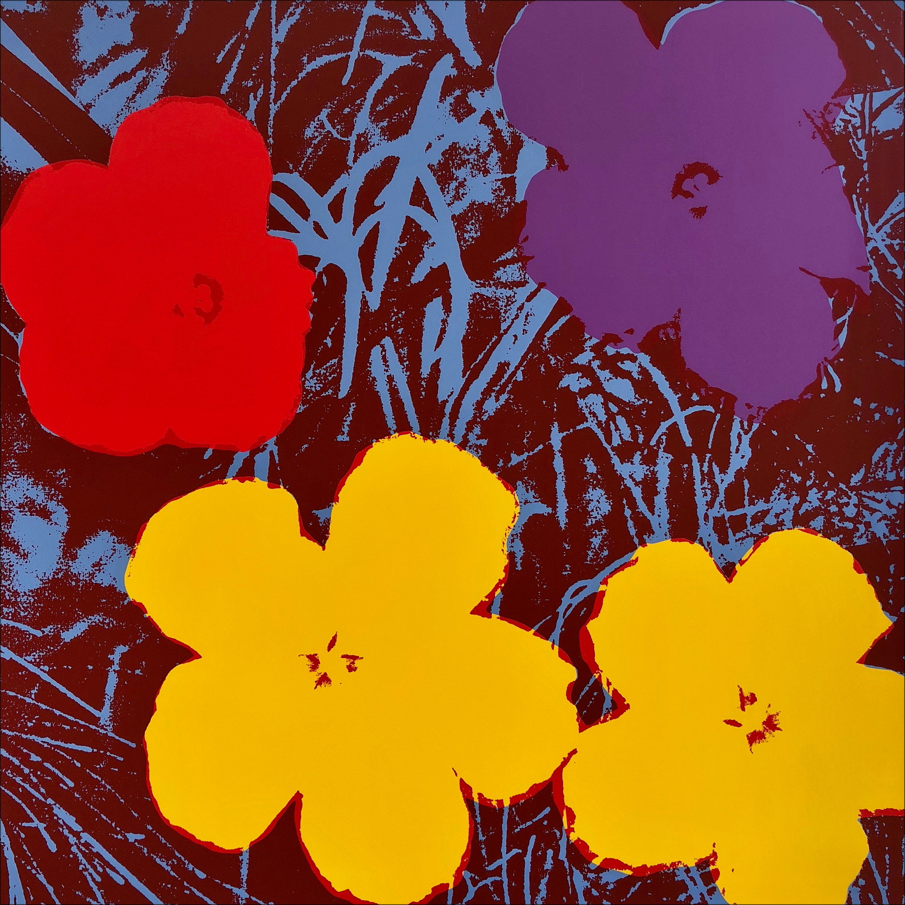Andy Warhol - Silkscreen - Sunday Flower 71