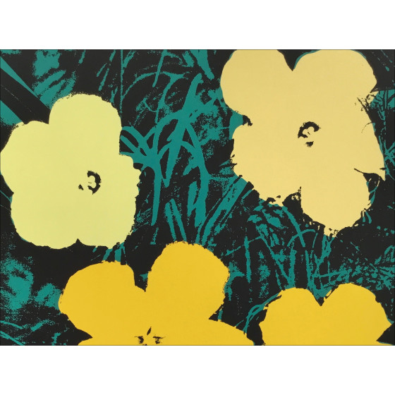 Andy Warhol - Silkscreen - Sunday Flower 72