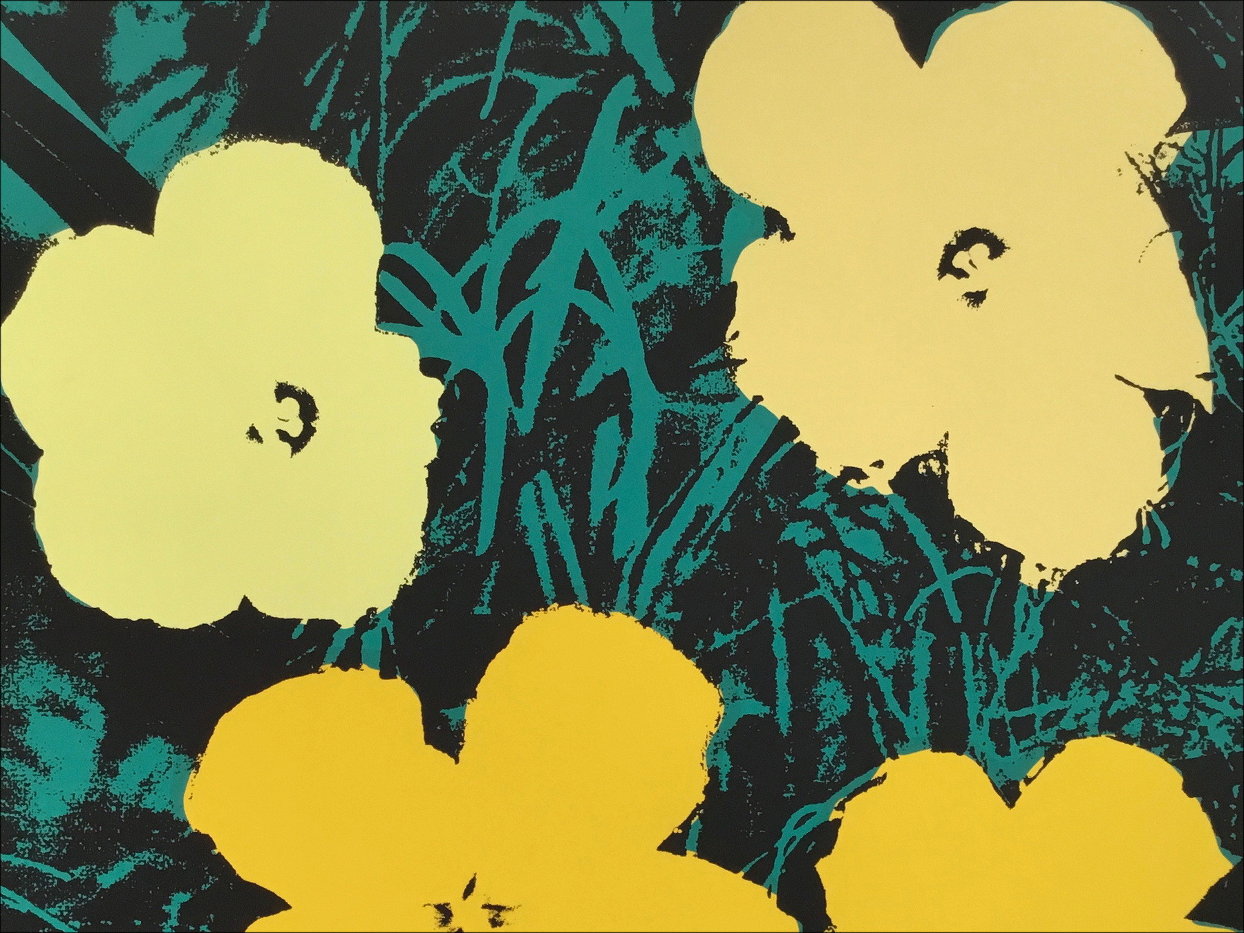 Andy Warhol - serigrafia - Domenica Flower 72