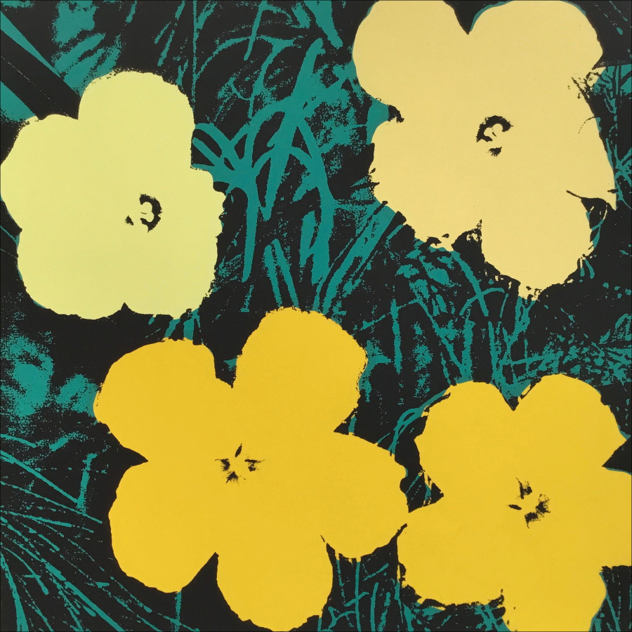 Andy Warhol – sérigraphie - Sunday Flower 72
