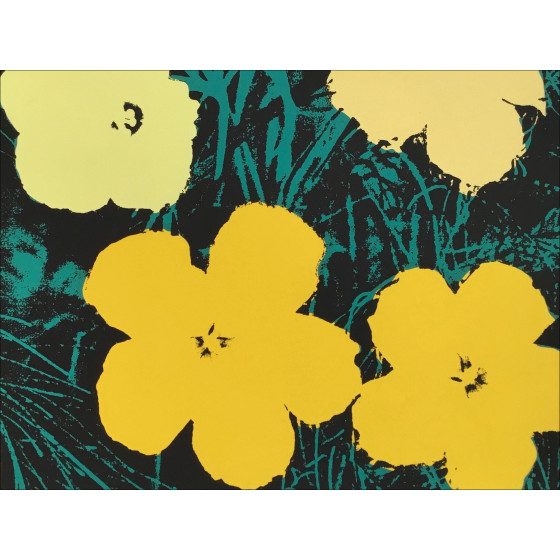 Andy Warhol - Silkscreen - Sunday Flower 72