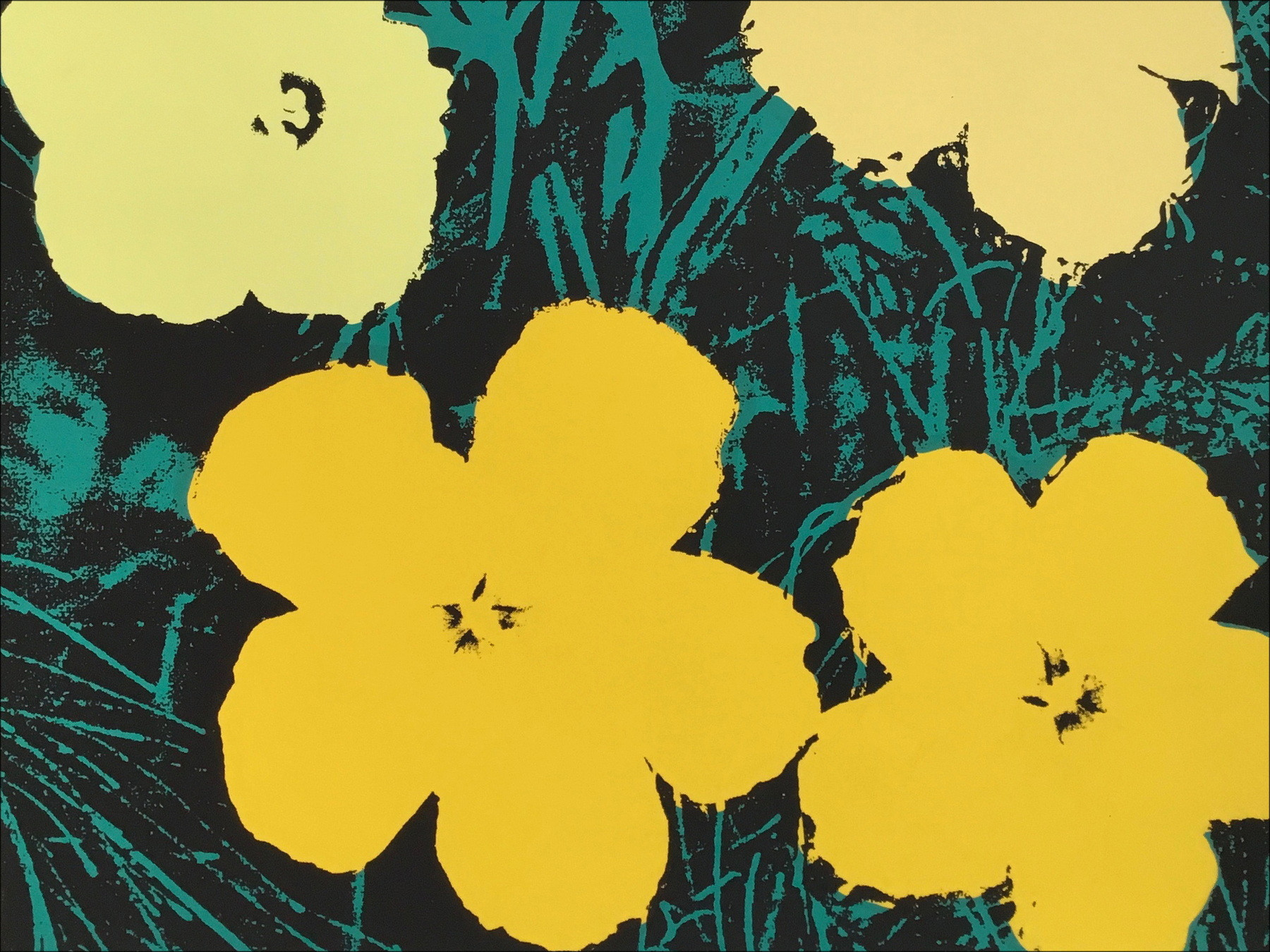 Andy Warhol - Silkscreen - Sunday Flower 72