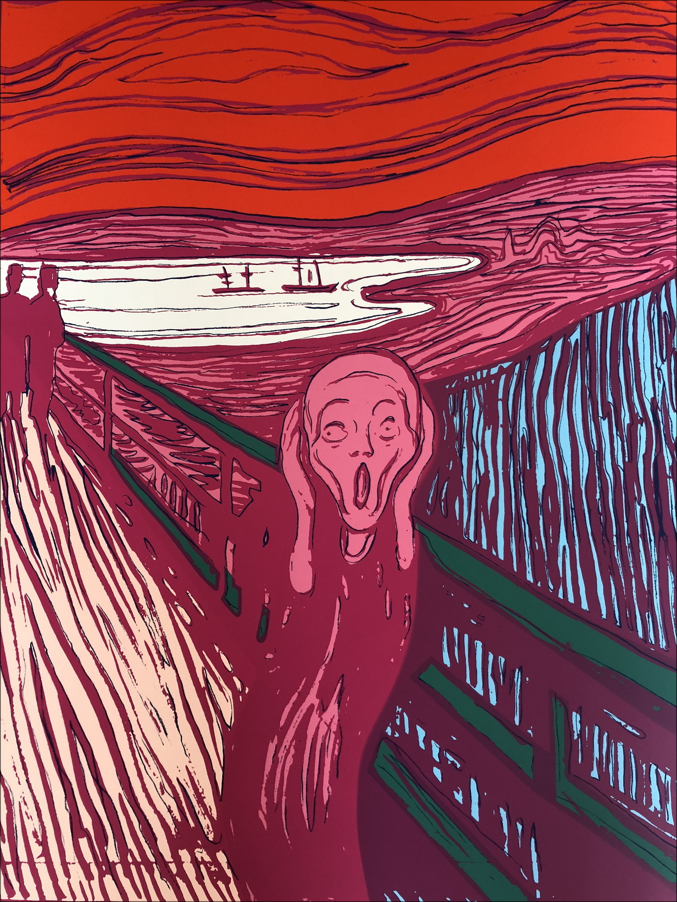 Andy Warhol - Munch, The Scream Rose