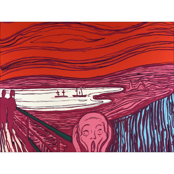 Andy Warhol - Munch, The Scream Rose