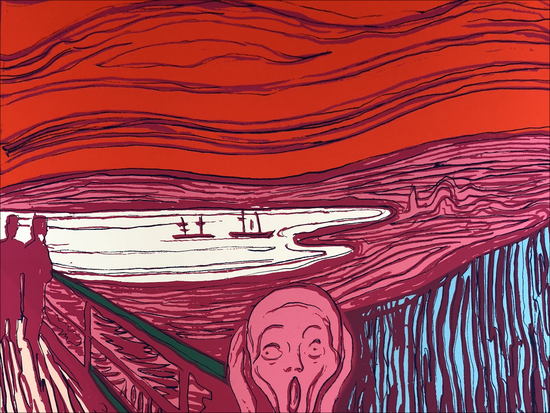 Andy Warhol - Munch, The Scream Rose