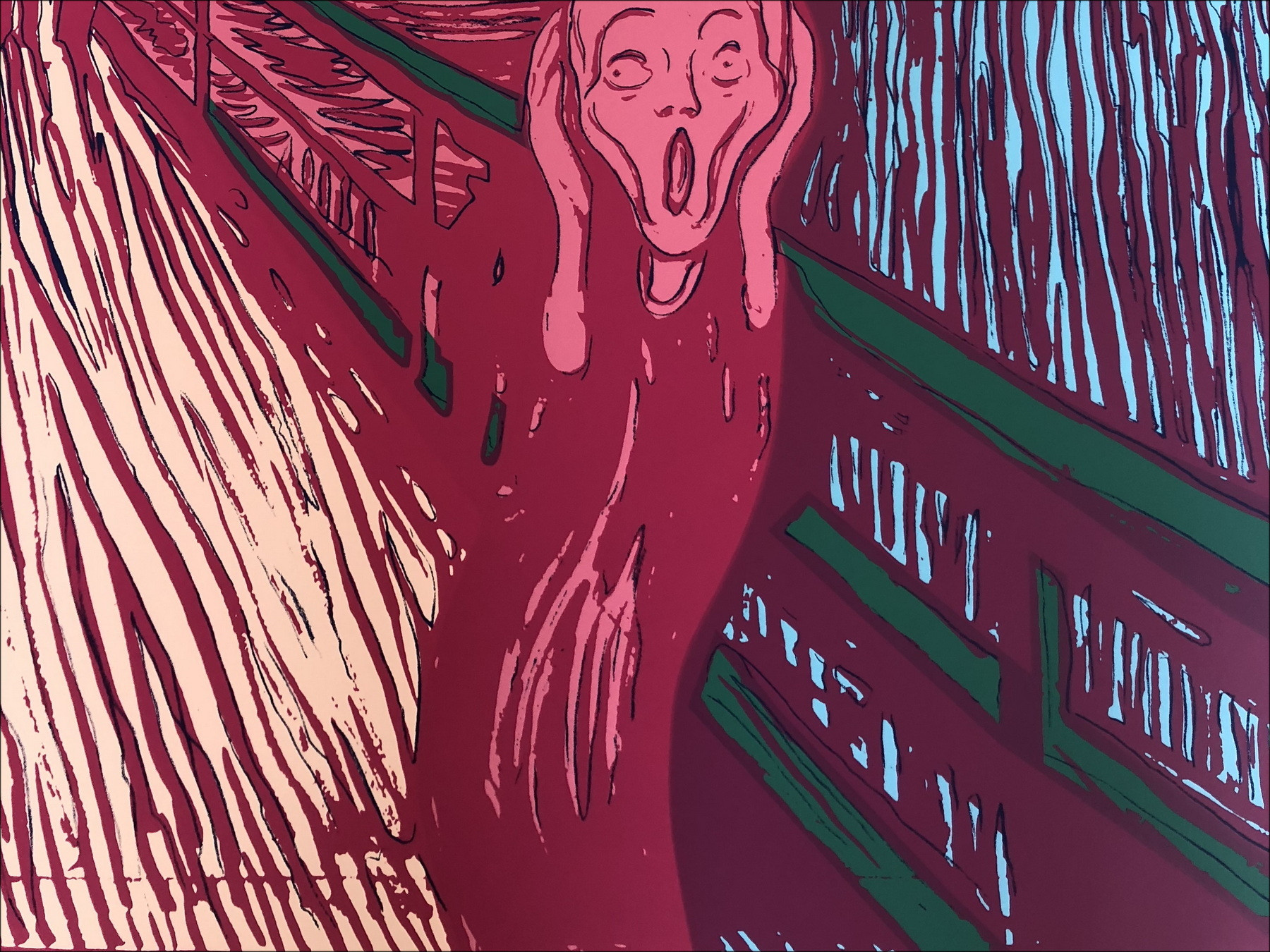Andy Warhol - Munch, The Scream Rose