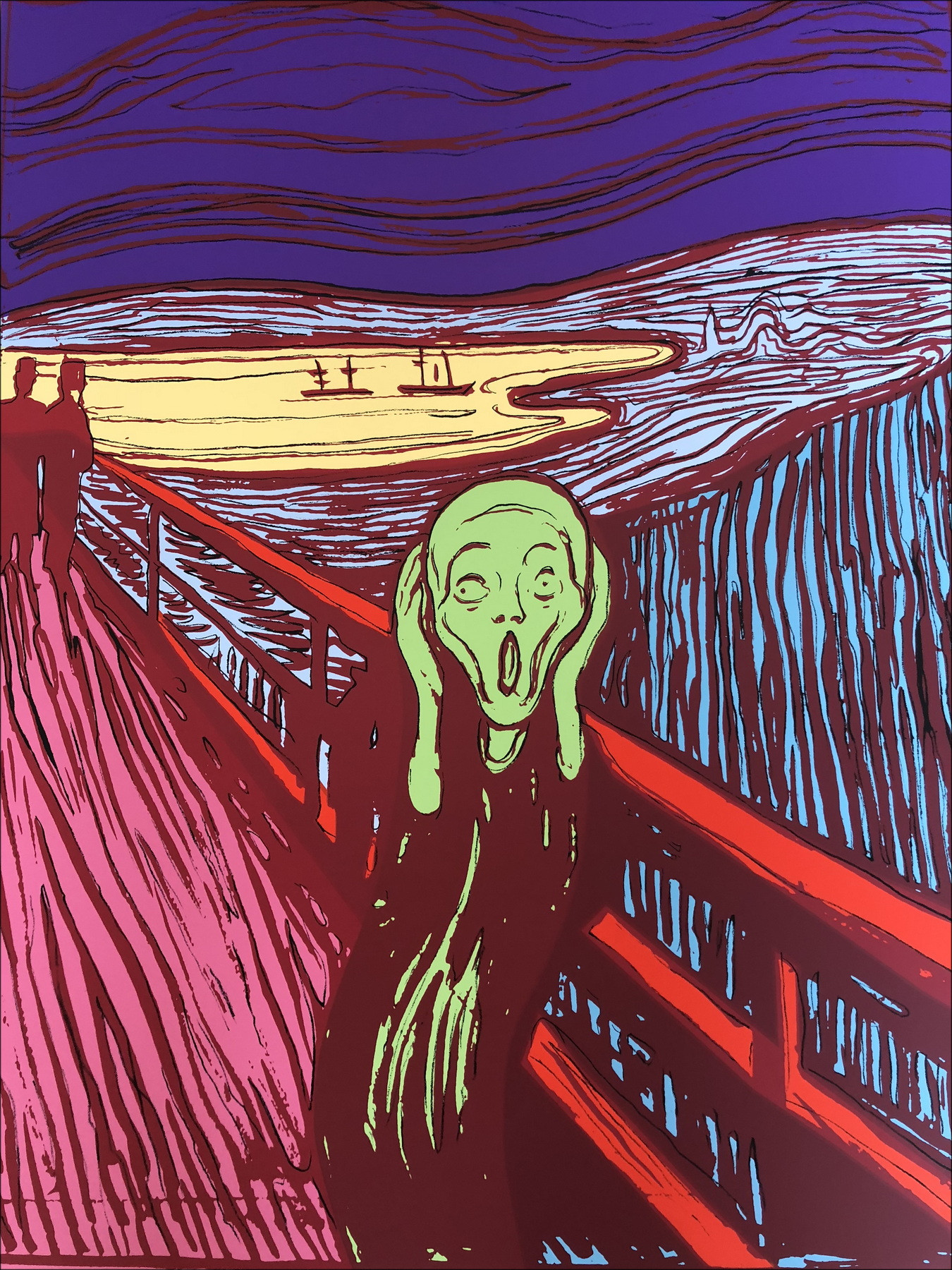 Andy Warhol - Munch, der Schrei grün