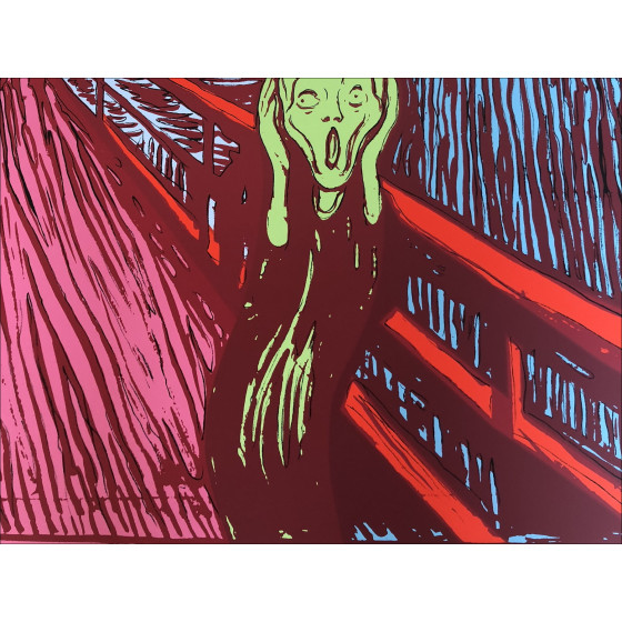 Andy Warhol – Munch, The Scream Green