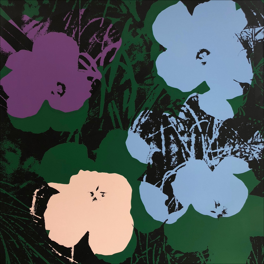 Andy Warhol - Domenica Flower 65, serigrafia
