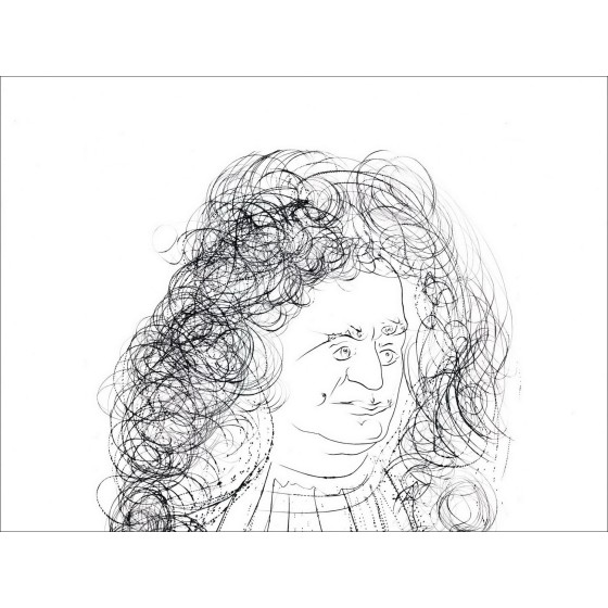 Comprar grabado original Retrato de Jean de la Fontaine de Salvador DALI 
