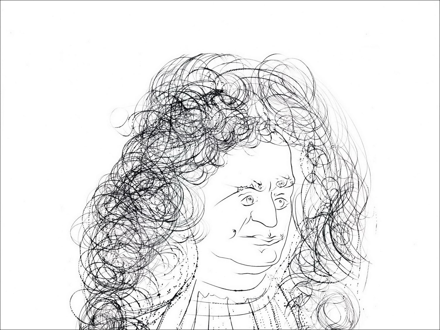 Buy the original engraving "Portrait of Jean de la Fontaine" by Salvador DALI