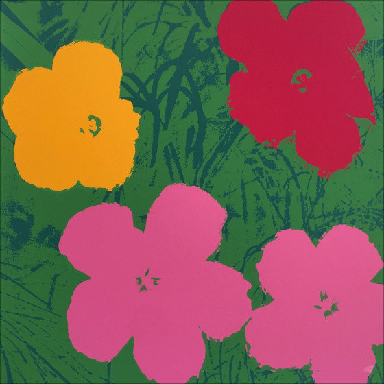 Andy Warhol - Sunday Flower 65, Silkscreen