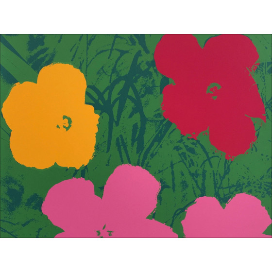 Andy Warhol – Sunday Flower 68, sérigraphie