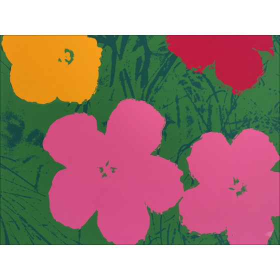 Andy Warhol - Domenica Flower 65, serigrafia