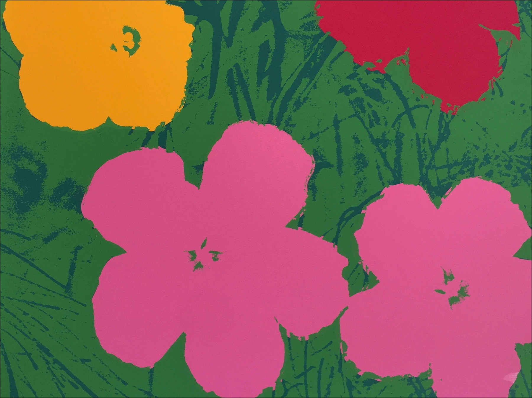 Andy Warhol - Domenica Flower 65, serigrafia