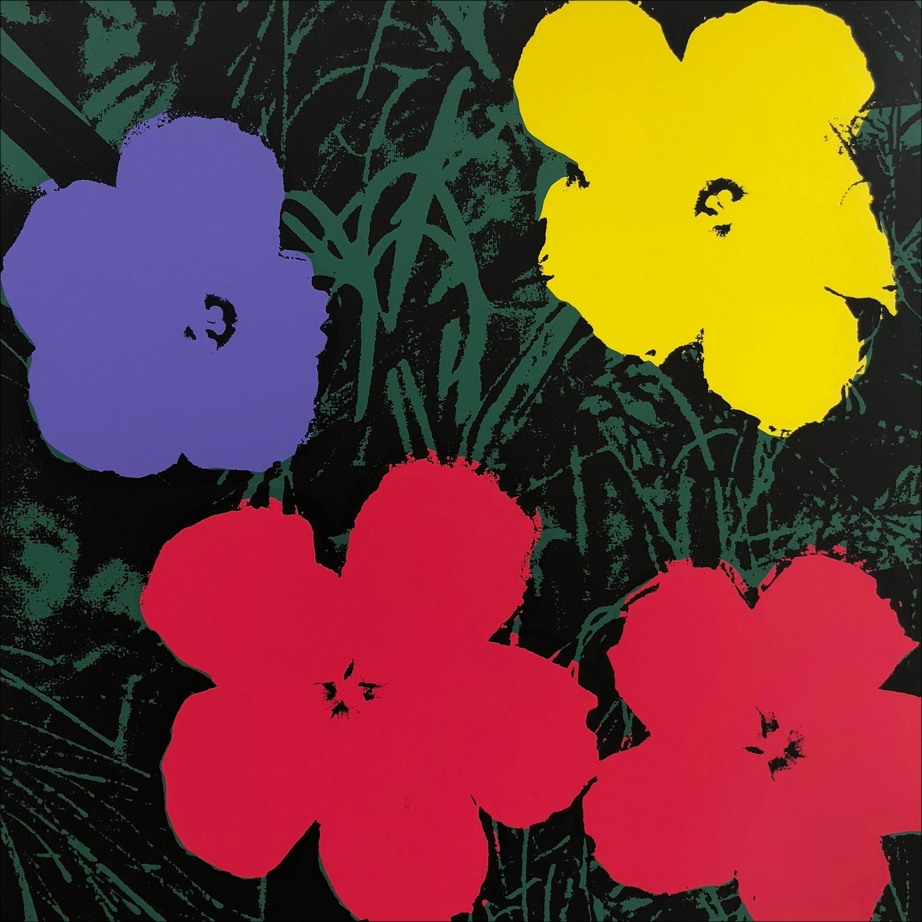 Andy Warhol - Domenica Flower 65, serigrafia