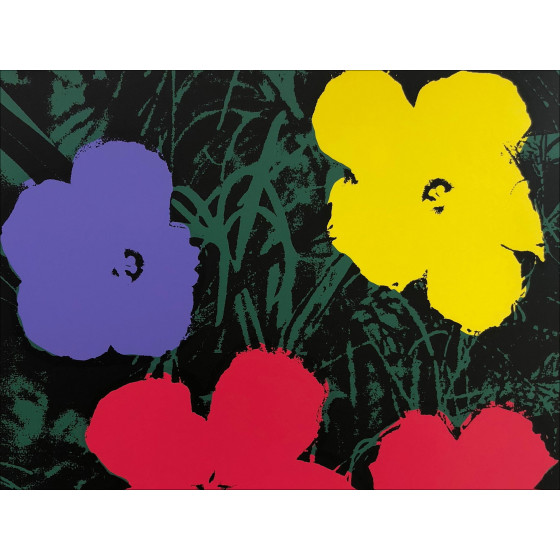Andy Warhol – Sunday Flower 73, sérigraphie
