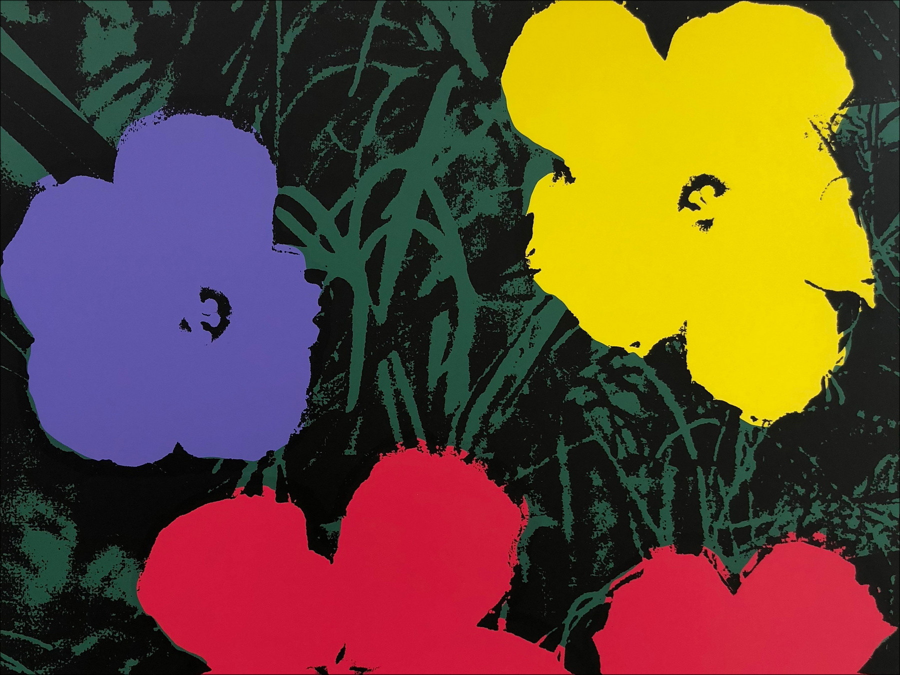 Andy Warhol - Sonntagsblume 65, Siebscreen