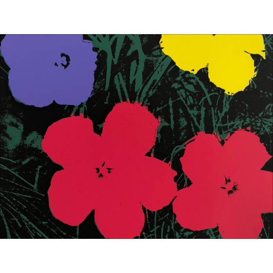 Andy Warhol – Sunday Flower 73, sérigraphie