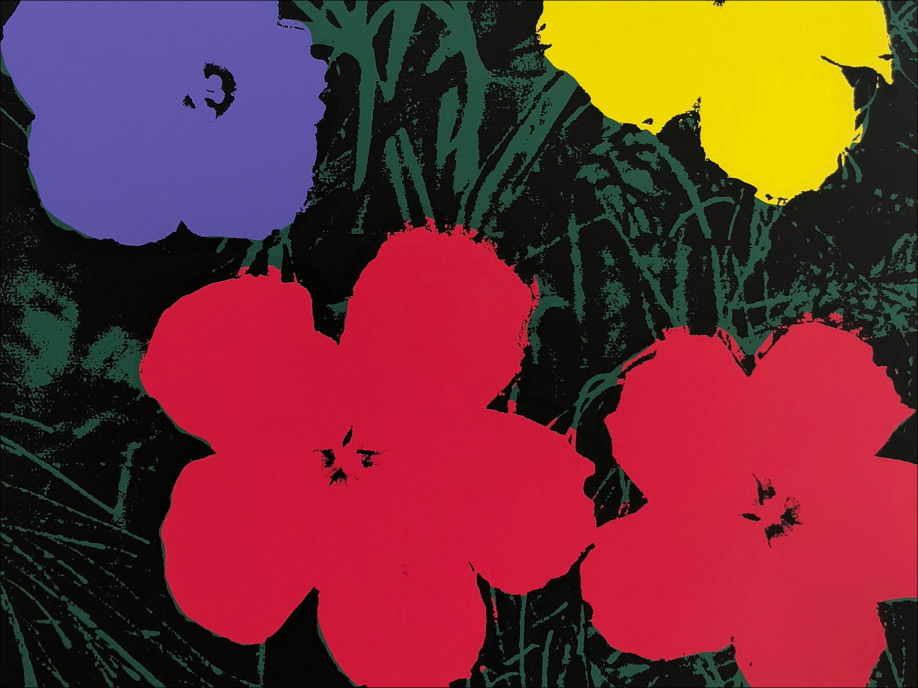Andy Warhol - Domenica Flower 65, serigrafia