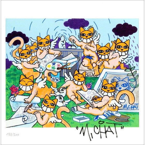 Buy Lithography M.Chat - M.Chat and his masters