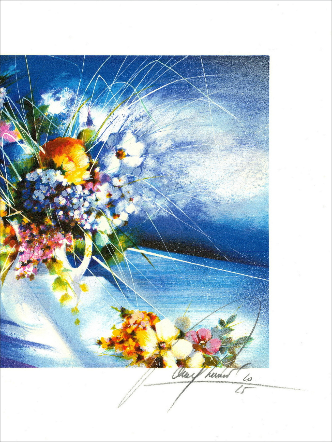 Acquista Blue Horizons da Raymond Chicken Original Litograph