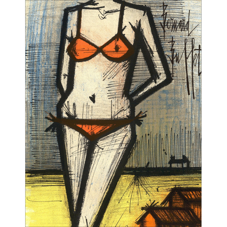 Achat Lith Origin Original Bernard BUFFET De Slag van 1967