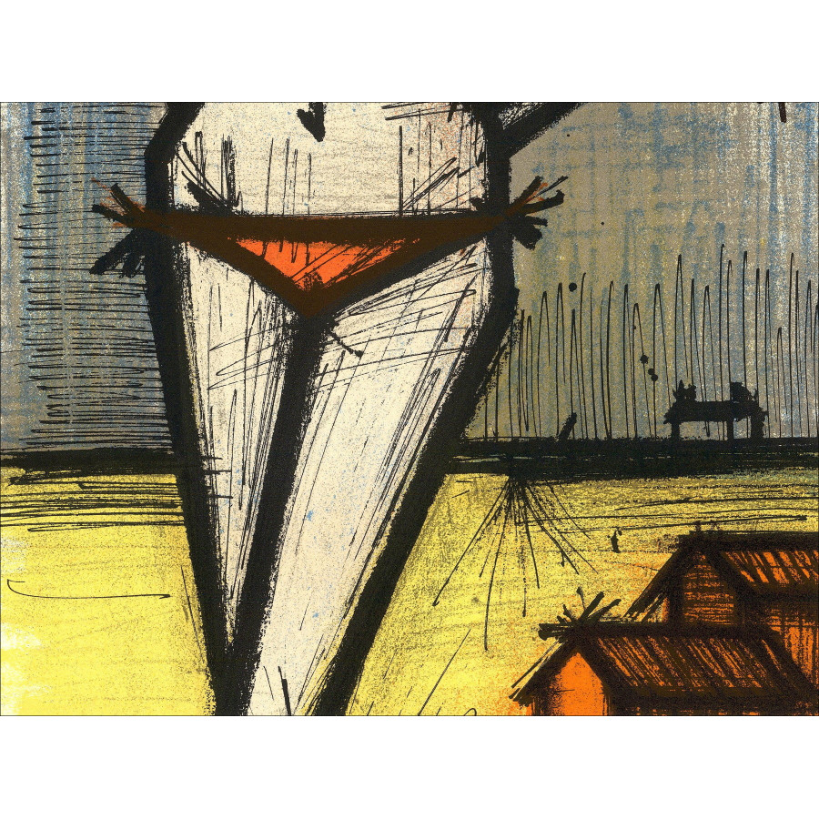 Buy Original Lithograph Bernard BUFFET La Plage de 1967