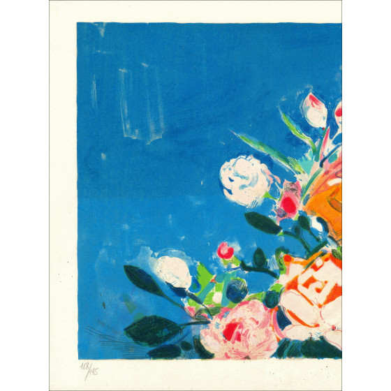 Gilles Gorriti - Les roses | Litografia originale