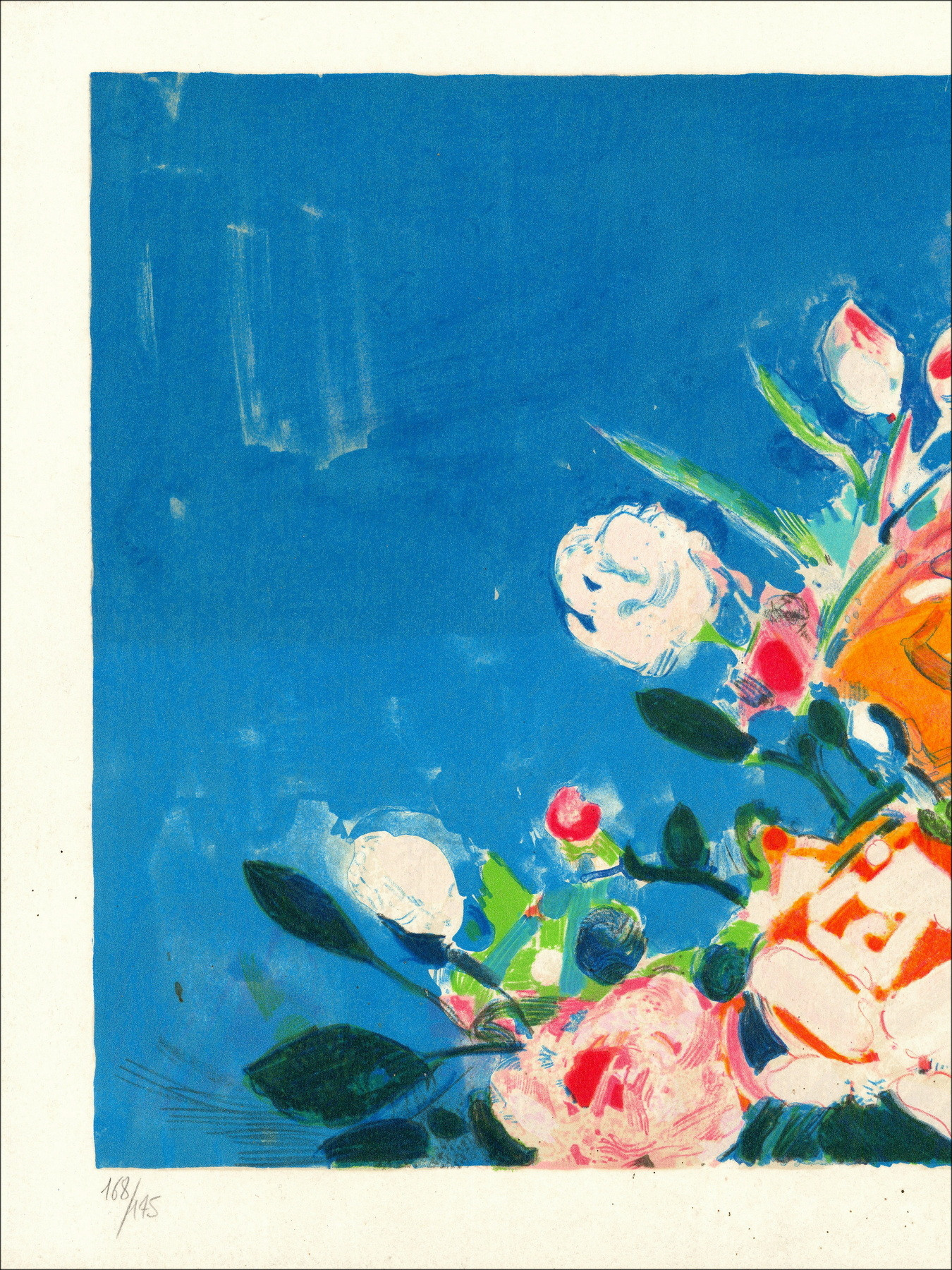 Gilles Gorriti - Les roses | Original lithograph
