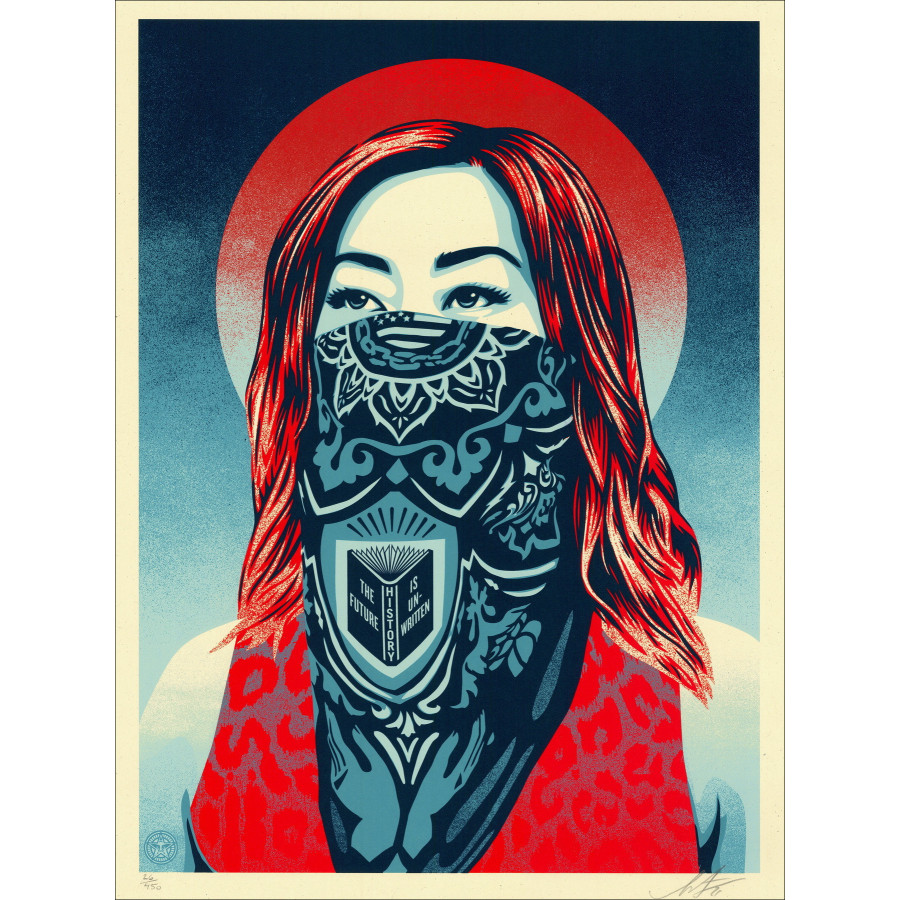 Shepard Fairey (Obey) – Just Future Rising 2021 | Sérigraphie