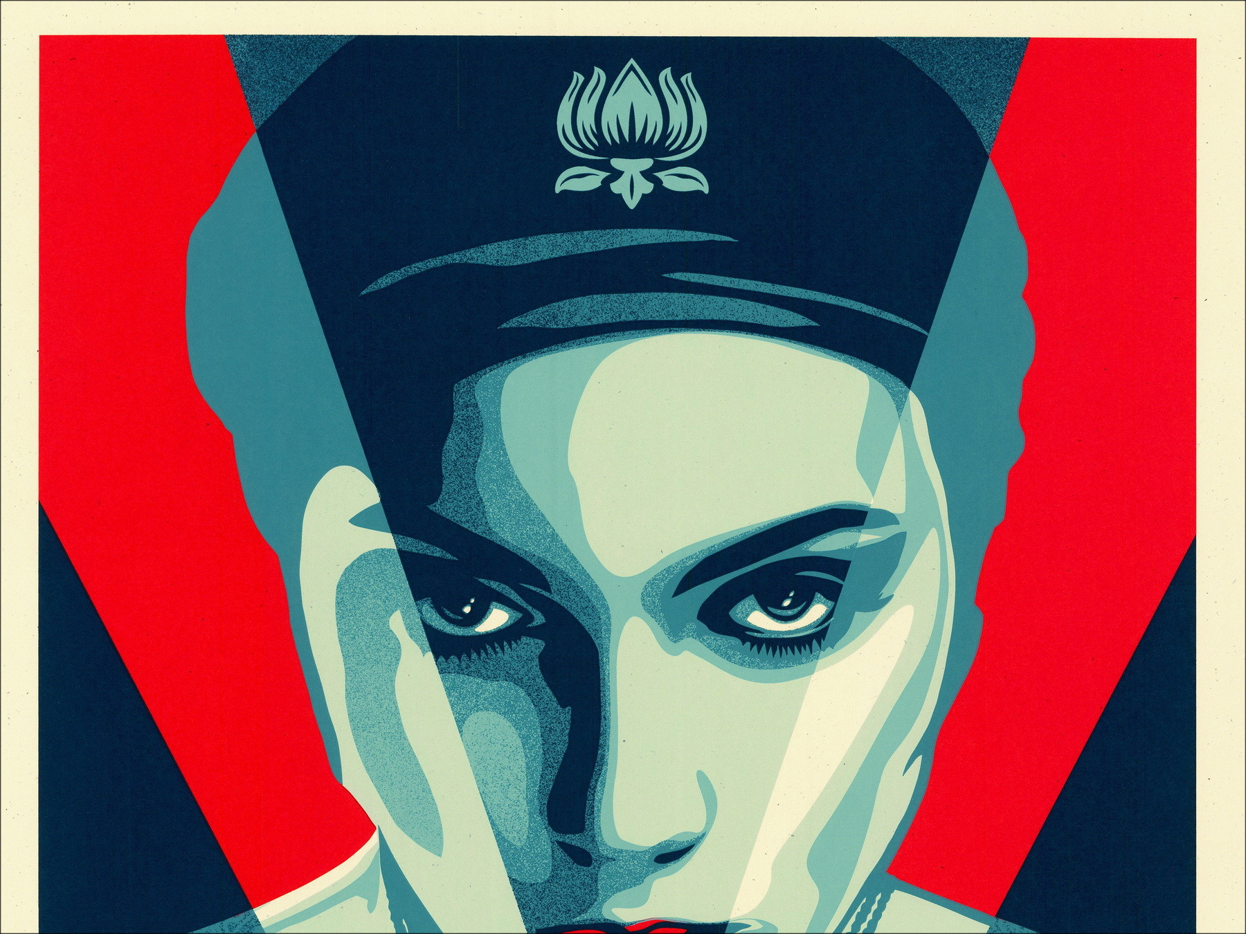 Shepard Fairey (Obey) – Justice Woman Red 2021 | Screenprint
