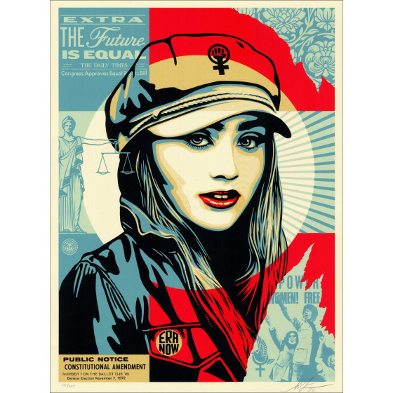 Shepard Fairey (Obey) – THE FUTURE IS EQUAL 2022 | Sérigraphie