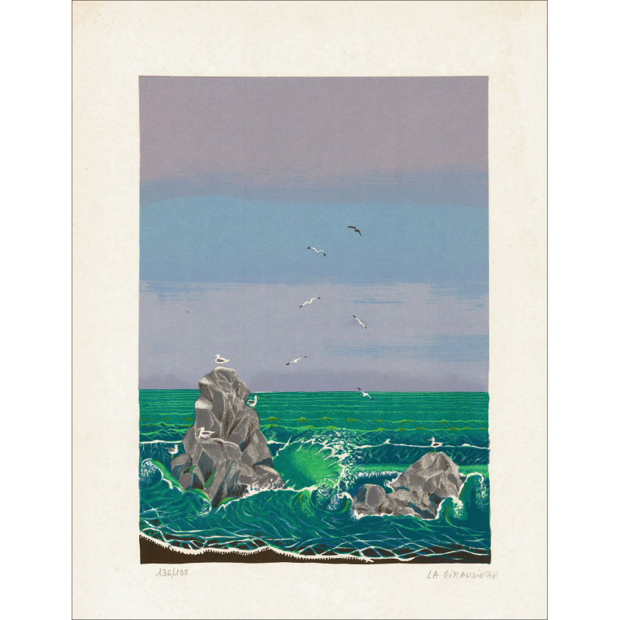 Mady of the Giraudière - Breton Waves, Litografia