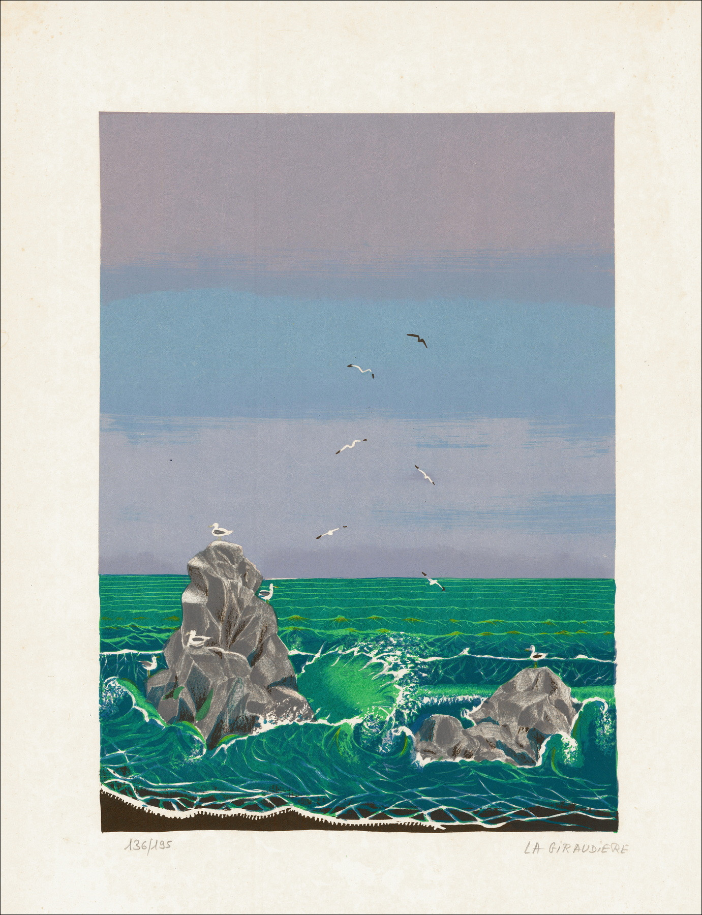 Mady of the Giraudière - Breton Waves, Litografia
