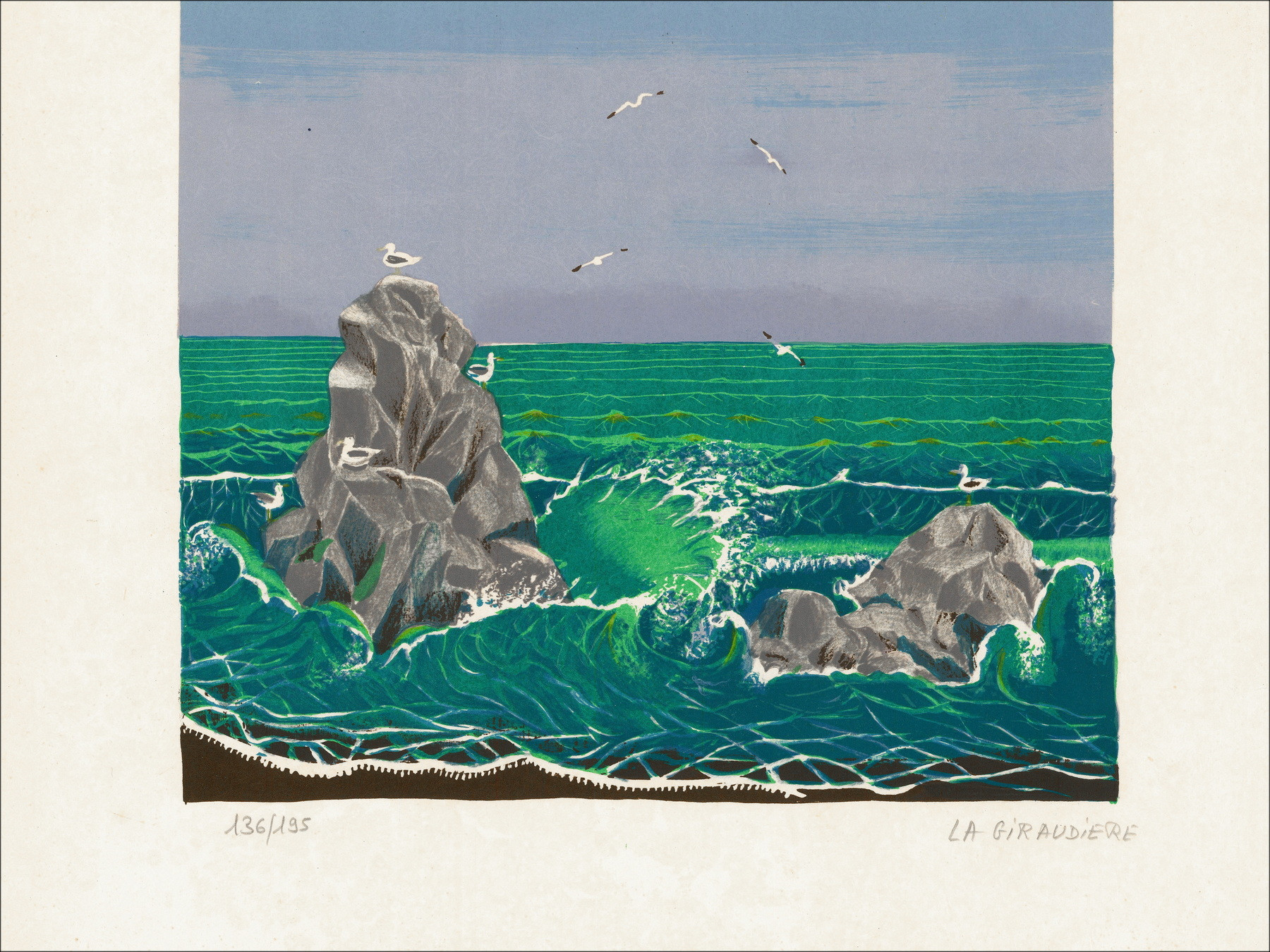 Mady of the Giraudière - Breton Waves, Litografia