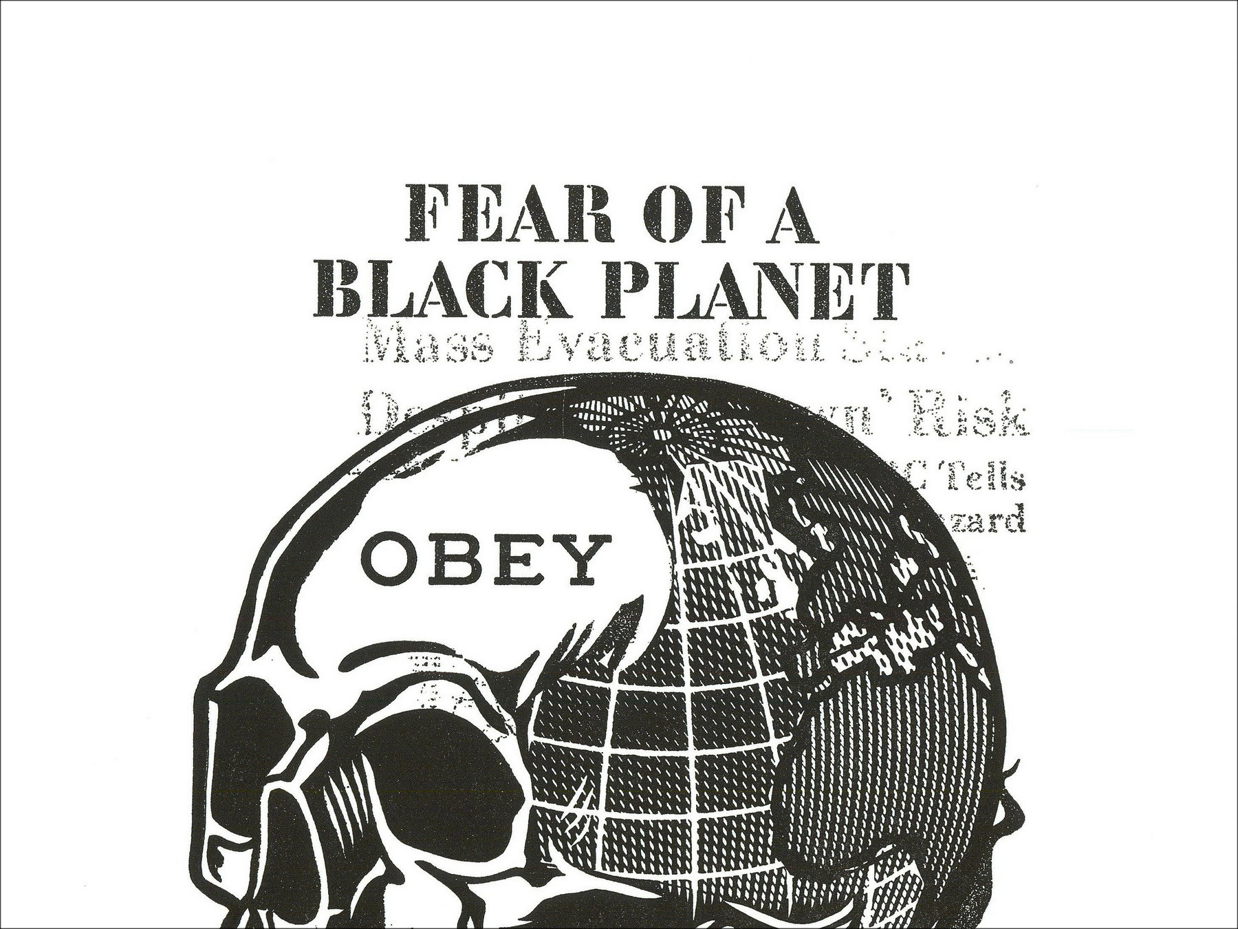 Shepard Fairey (Obey) – Skull of a Black Planet 2016 | Sérigraphie